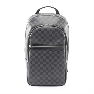 LOUIS VUITTON Michael Rucksack Backpack N58024 Damier graphite canvas Used LV