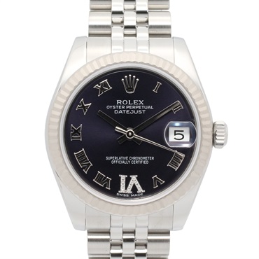 ROLEX Datejust Vidiamond Boys Wrist Watch 178274 Auto winding K18WG SS Used