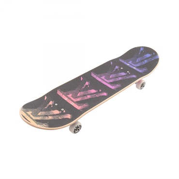 LOUIS VUITTON Skateboard LV logo gradient GI0740 Wood Black Used unisex