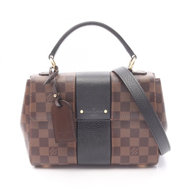 LOUIS VUITTON Bond Street BB shoulder crossbody Handbag N41073 Damier Ebene Used