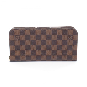 LOUIS VUITTON Portefeuille Insolite Bifold purse long wallet N63071 Damier Ebene