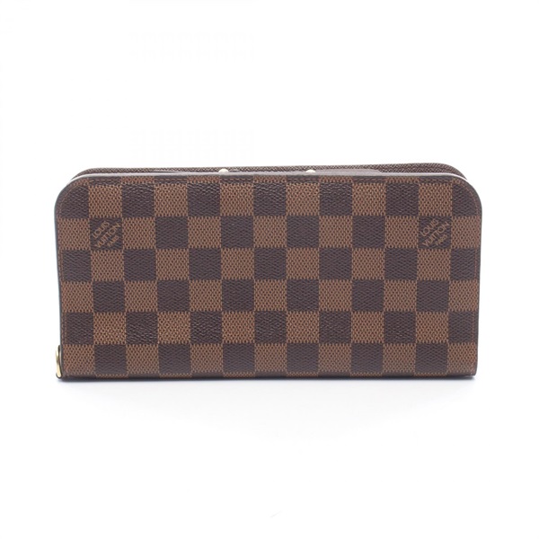 LOUIS VUITTON Portefeuille Insolite Bifold purse long wallet N63071 Damier Ebene