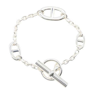 HERMES Farandole Bracelet Silver925 Silver Used Women 15.5㎝