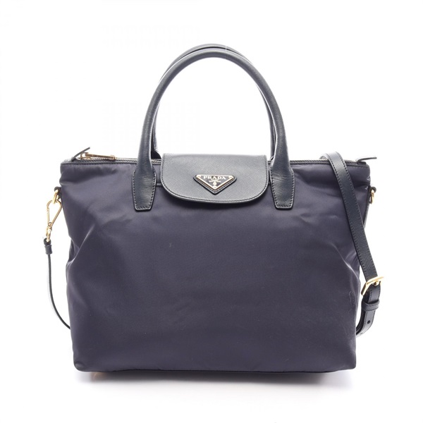 PRADA TESSUTO SAFFI Shoulder Crossbody Handbag BN2106 Nylon Saffiano leather