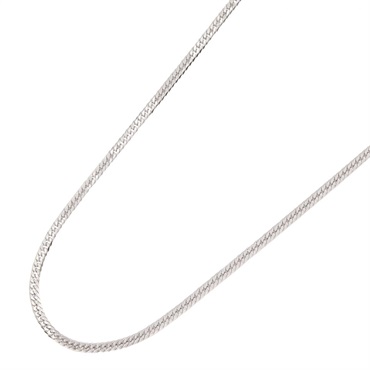 JEWELRYDouble 6 side Curb link chain Necklace Pt850 Platinum Used unisex