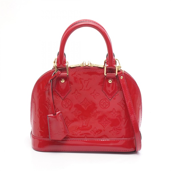 LOUIS VUITTON Alma BB shoulder crossbody Handbag M91771 Vernis Rose Indian used