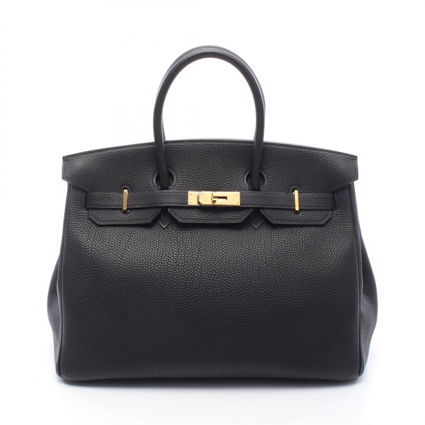 HERMES Birkin 35 Handbag Togo leather Black Used Women GHW F