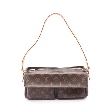 LOUIS VUITTON Viva cite MM Shoulder Bag M51164 Monogram canvas leather Used LV