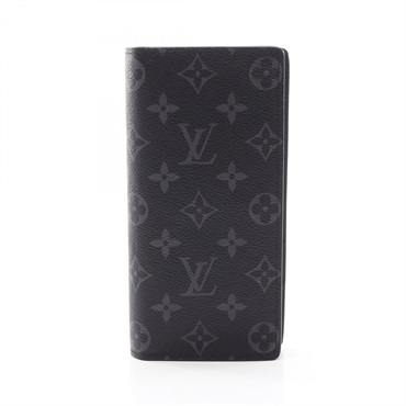LOUIS VUITTON Portefeuille Brazza Bifold Purse Wallet M61697 Monogram eclipse LV
