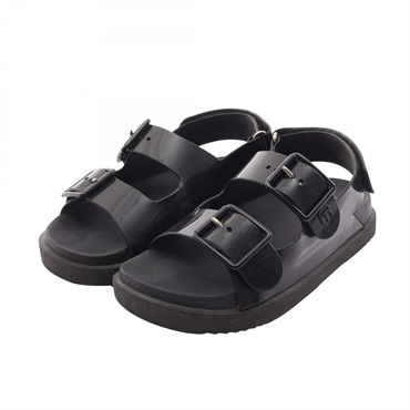 GUCCI GG Marmont Sandals Shoes 660243 rubber Black Used Women #36