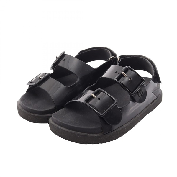 GUCCI GG Marmont Sandals Shoes 660243 rubber Black Used Women #36