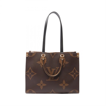 LOUIS VUITTON OnTheGo MM Shoulder Tote Bag M45321 Monogram Giant Reverse used LV