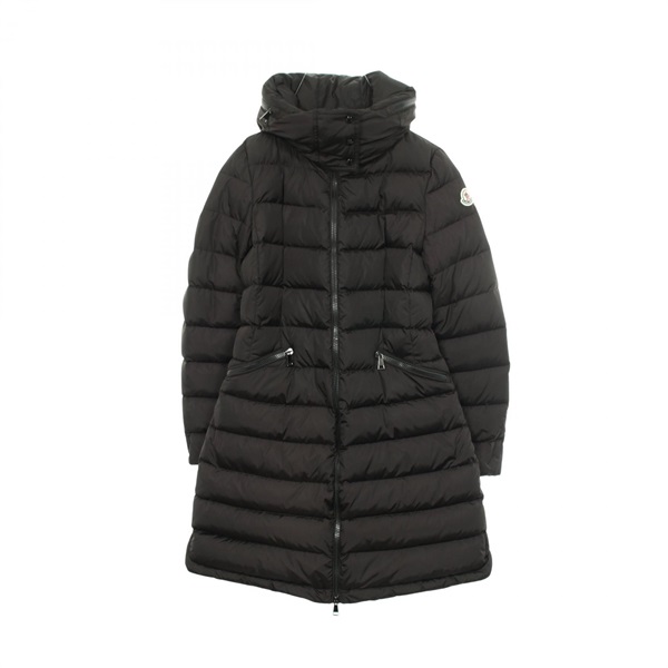 MONCLER FLAMMETTE Hooded Down Jacket coat 4993105 Nylon Black Used Women #1