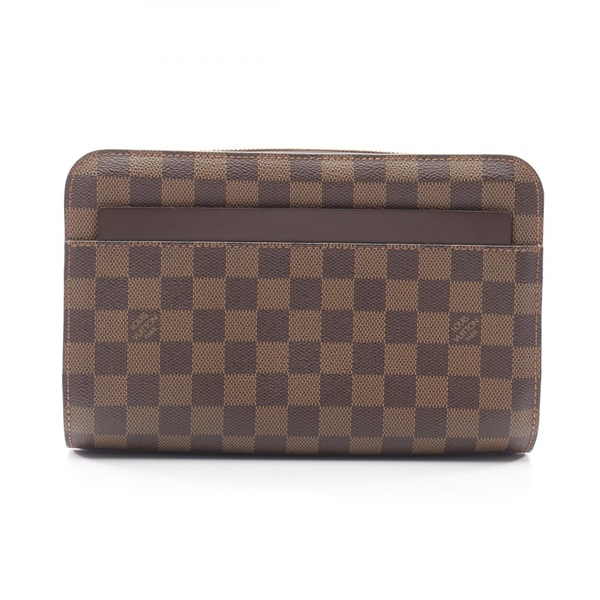 LOUIS VUITTON Saint Louis Business Clutch Bag N51933 Damier Ebene canvas Used LV