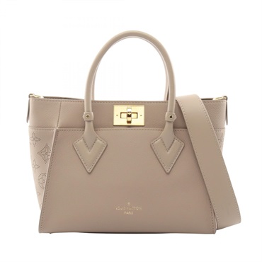 LOUIS VUITTON On My Side PM Crossbody Shoulder Handbag M20600 leather Galet Used