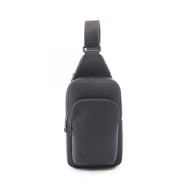 LOUIS VUITTON Avenue Sling LV Waist bum belt bag M15255 Aerogram leather Noir