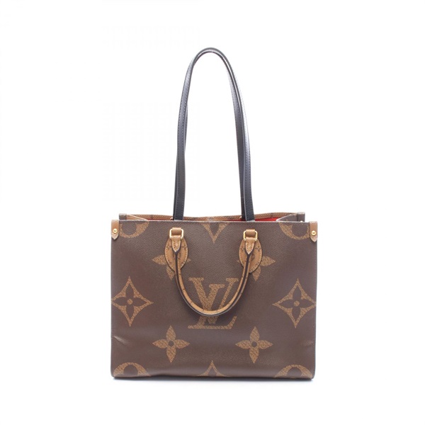 LOUIS VUITTON On the Go MM Tote shoulder Bag M45321 Monogram Giant Reverse brown