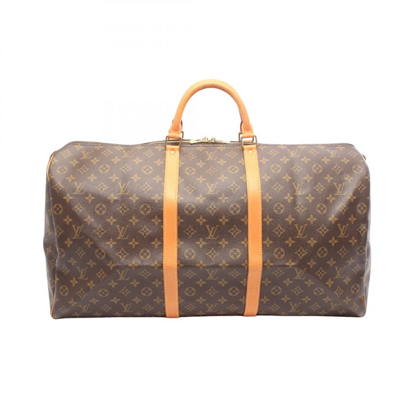 LOUIS VUITTON Keepall 60 Monogram travel hand bag M41422 canvas leather used