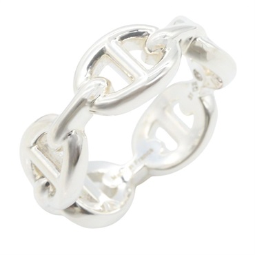 HERMES Chaine dancre PM Ring Silver925 Used women US size 5.5 #51