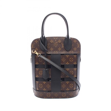 LOUIS VUITTON Tressage Tote shoulder crossbody hand Bag M44111 Monogram leather
