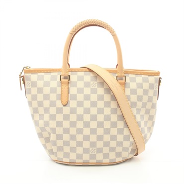 LOUIS VUITTON Riviera PM Damier Azur Shoulder Tote Bag N48250 canvas leather LV