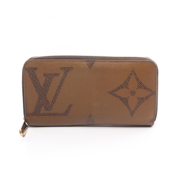 LOUIS VUITTON Zippy long wallet M69353 Monogram Giant Reverse Brown Used women