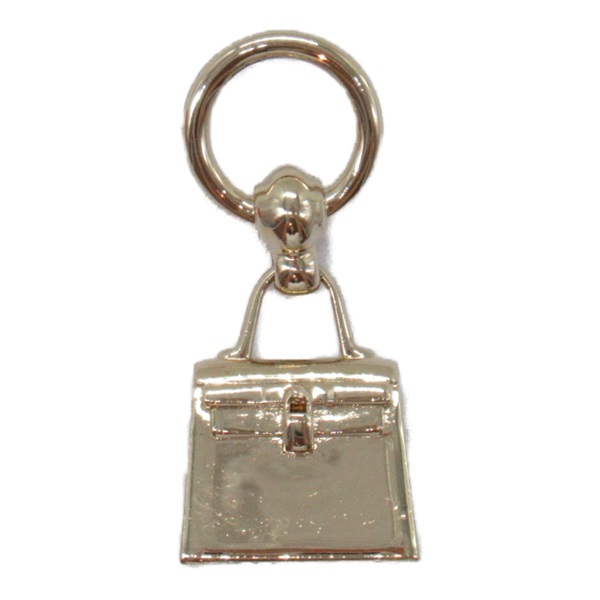 HERMES Amulette Kelly bag Charm Pendant Top Silver plating Used