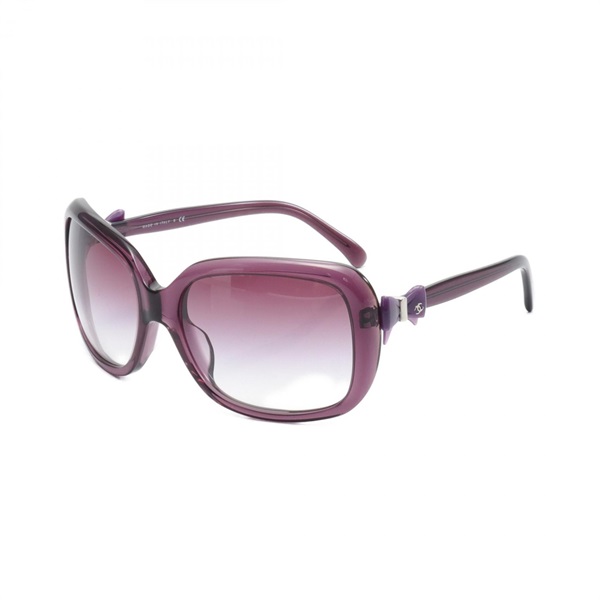 CHANEL COCO Mark sunglasses 5171-A c1083/3P Plastic Purple Used Women CC