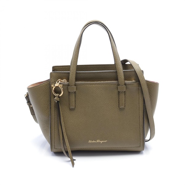 Ferragamo amy double handle bag sale