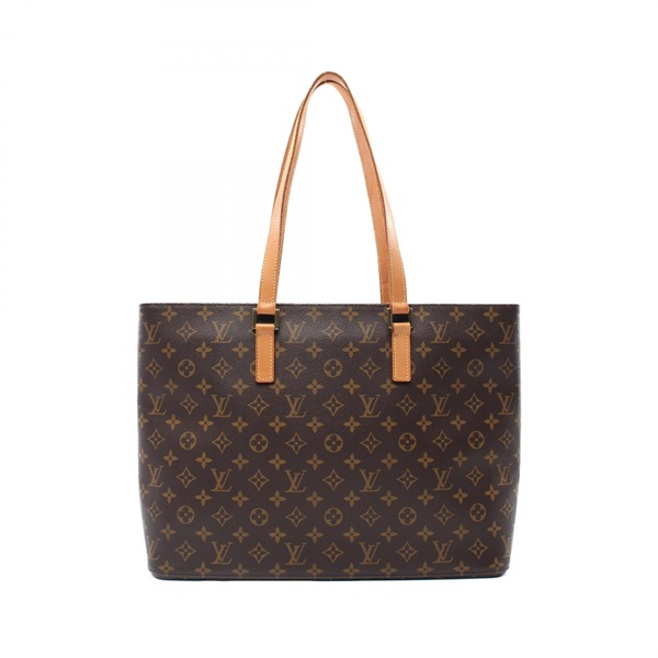 LOUIS VUITTON Luco Tote shoulder Bag M51155 Monogram canvas leather Brown Used