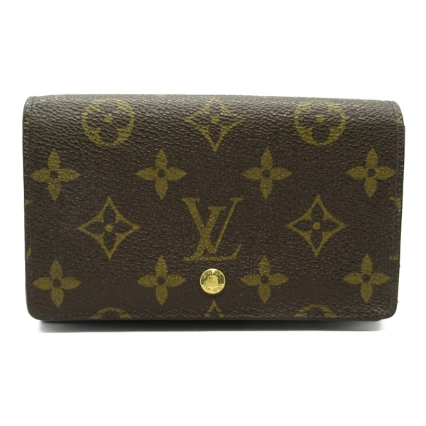 LOUIS VUITTON Porte monnaie billets Tresor wallet Purse M61730 Monogram Used LV