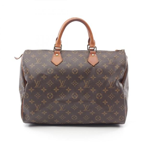 LOUIS VUITTON Speedy 35 Hand bag M41107 Monogram canvas leather Brown Used LV