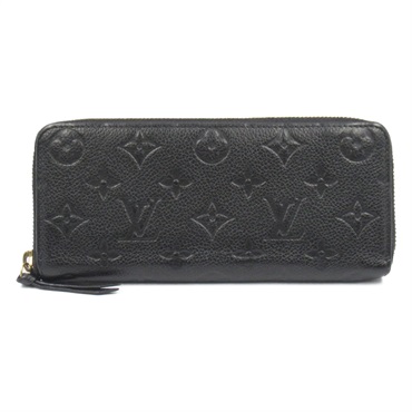 LOUIS VUITTON Portefeuille Clemence Long Wallet M60171 Monogram leather Black LV