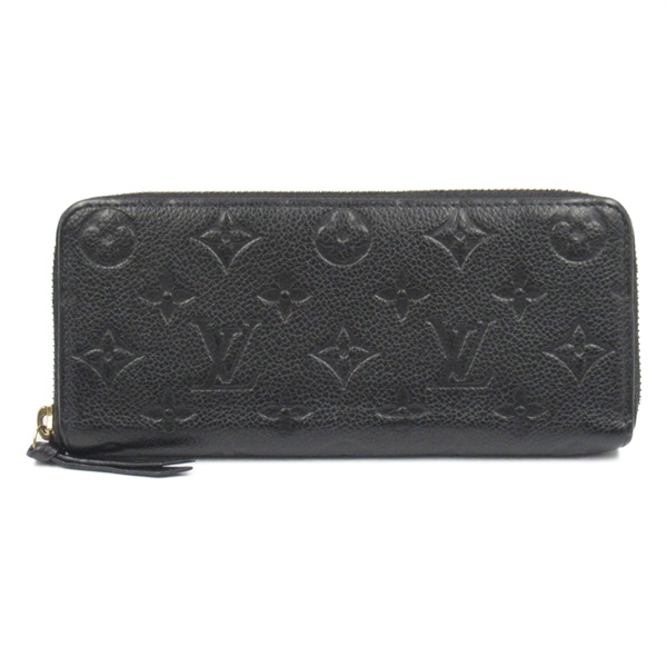 LOUIS VUITTON Portefeuille Clemence Long Wallet M60171 Monogram leather Black LV