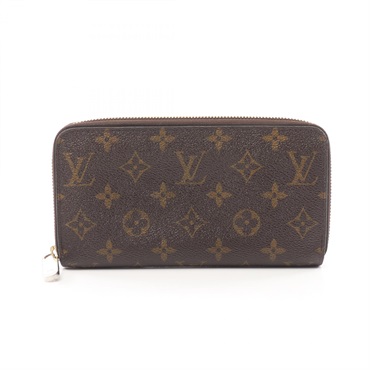 LOUIS VUITTON Zippy Around long wallet M42616 Monogram canvas Brown Used unisex