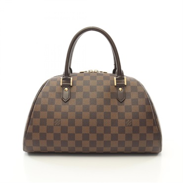 LOUIS VUITTON Rivera MM Handbag N41434 Damier canvas Brown Ebene Used Women LV