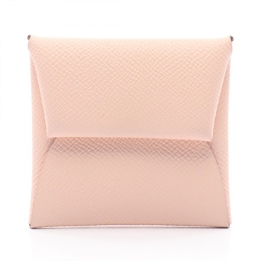 HERMES Bastia coin purse wallet Epsom leather Rose jaipur Used Women C