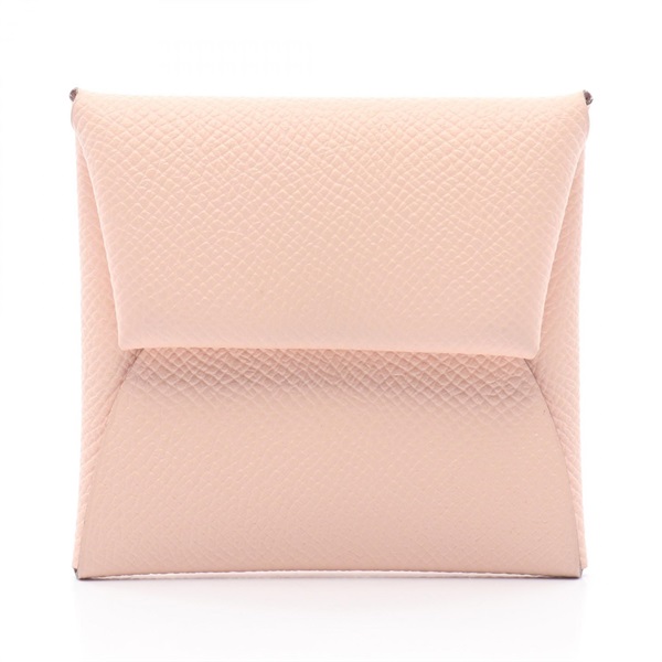 HERMES Bastia coin purse wallet Epsom leather Rose jaipur Used Women C