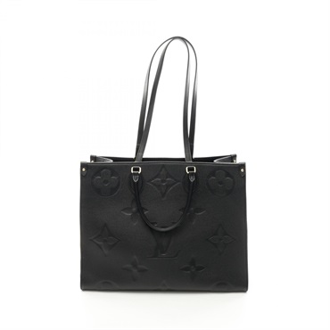 LOUIS VUITTON On-the-go GM Shoulder Tote Bag M44925 Monogram empreinte Black LV