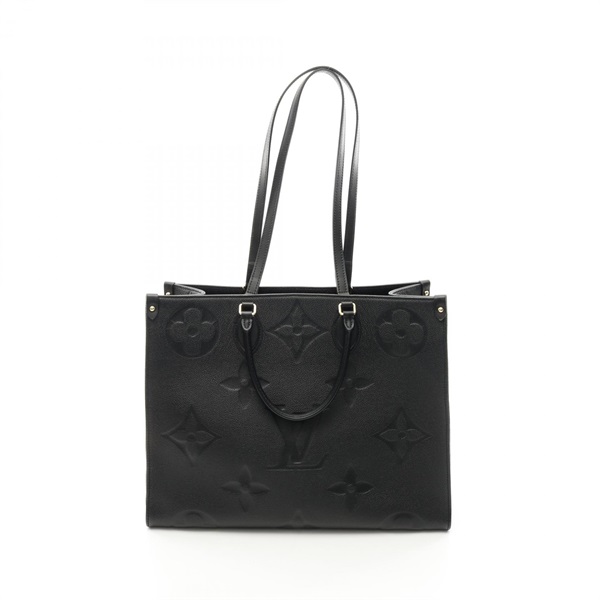 LOUIS VUITTON On-the-go GM Shoulder Tote Bag M44925 Monogram empreinte Black LV