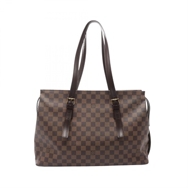 LOUIS VUITTON Chelsea Shoulder Tote Bag N51119 Damier canvas Ebene Used Women LV