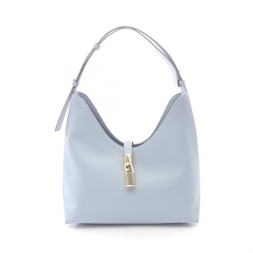 Furla Goccia Shoulder Bag M Shoulder Bag WBO1499 leather Blue Used Women GHW