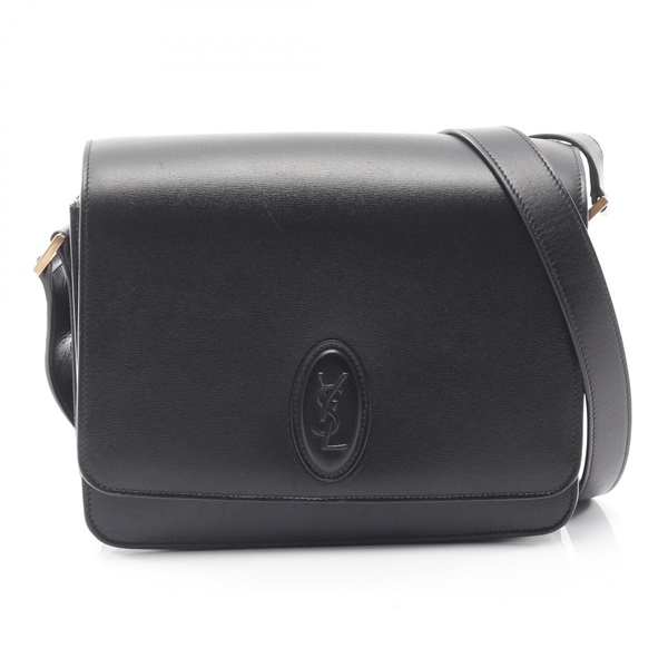 SAINT LAURENT PARIS LE61 Satchel Crossbody Shoulder Bag leather Black Used Women