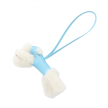 HERMES Buddy bag Charm K Agneau milo Mouton Celeste