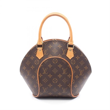 LOUIS VUITTON Ellipse PM Handbag M51127 Monogram canvas leather Brown Used Women