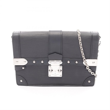 LOUIS VUITTON Portefeuille Trunk Shoulder Bag M67507 Epi leather Black Used LV