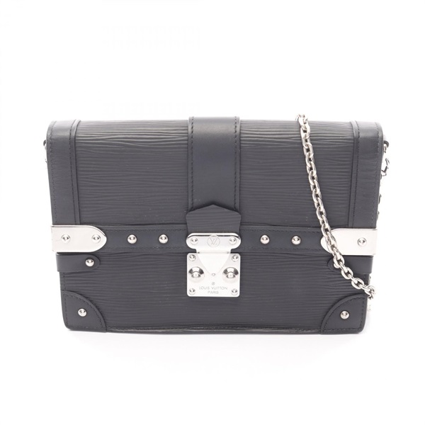 LOUIS VUITTON Portefeuille Trunk Shoulder Bag M67507 Epi leather Black Used LV