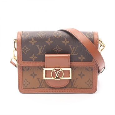 LOUIS VUITTON Daufine MINI Shoulder Bag M45959 Monogram Reverse canvas leather