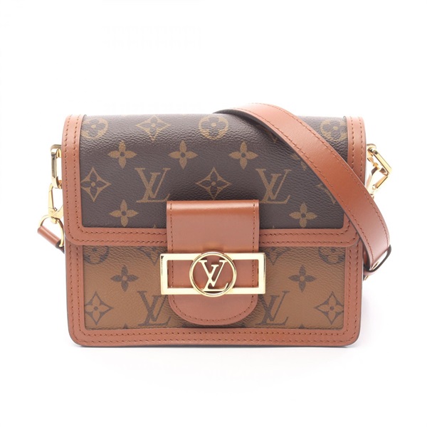 LOUIS VUITTON Daufine MINI Shoulder Bag M45959 Monogram Reverse canvas leather