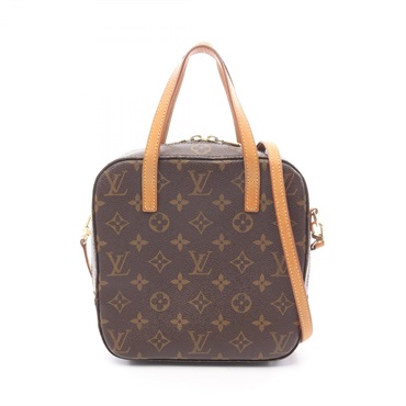 LOUIS VUITTON Spontini SHoulder Handbag M47500 Monogram canvas Brown Used LV